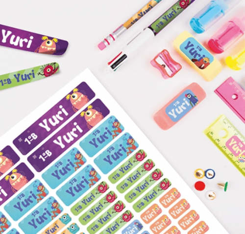 Etiqueta Escolar - Personalizado - Kit 1